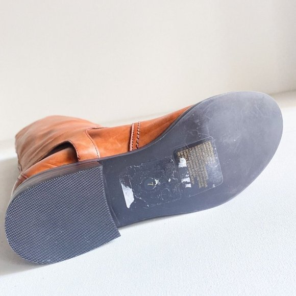 NEW Maxgreat Caramel Brown Knee High Leather Riding Boot 7 - Picture 8 of 11